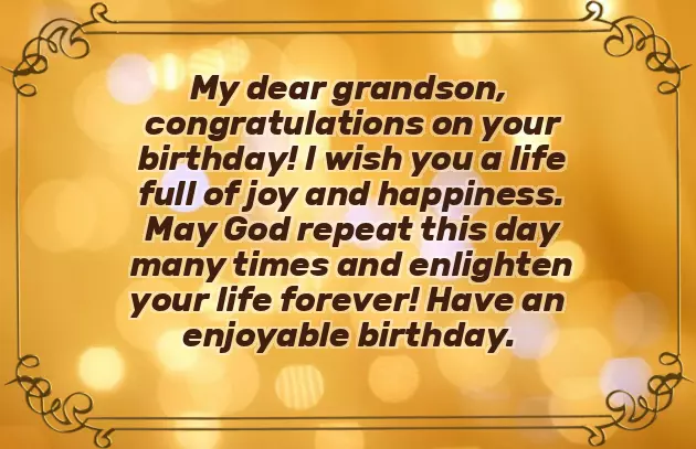Grandson First Birthday Quotes Grandson First Birthday Quotes
