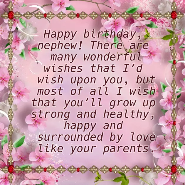 Birthday Wishes For Sister And Nephew Birthday Wishes For Sister And Nephew