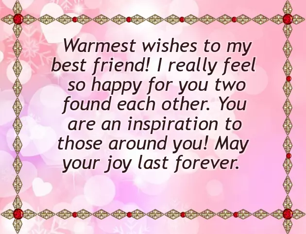 Congratulations For Wedding Friend