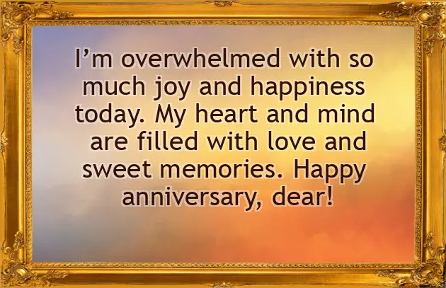 Wedding Anniversary Words For Husband