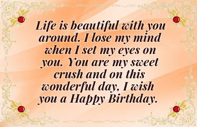 Birthday Text For Your Crush Birthday Text For Your Crush