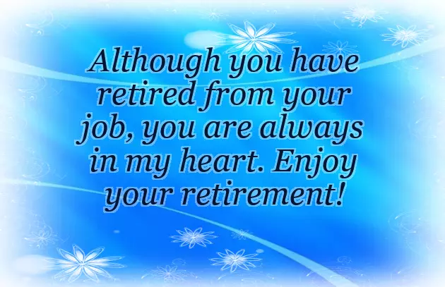 Best Wishes In Retirement