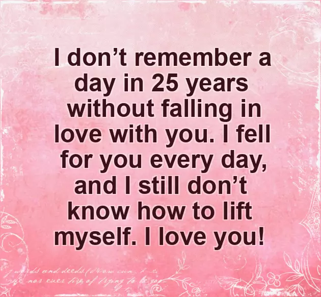 Silver Wedding Anniversary Quotes