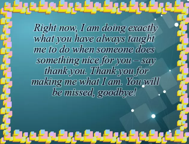 Wish You All The Best New Job