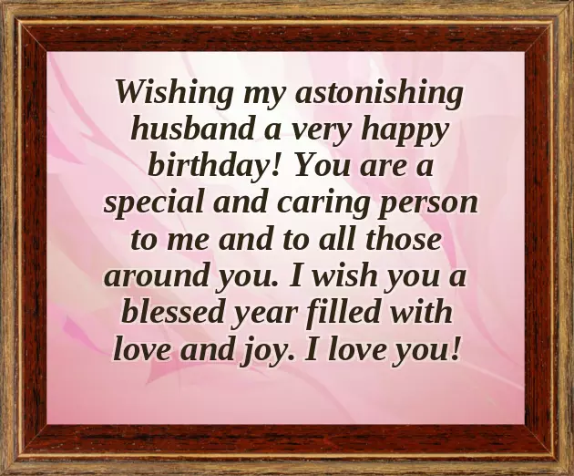 Happy Birthday With Your Husband