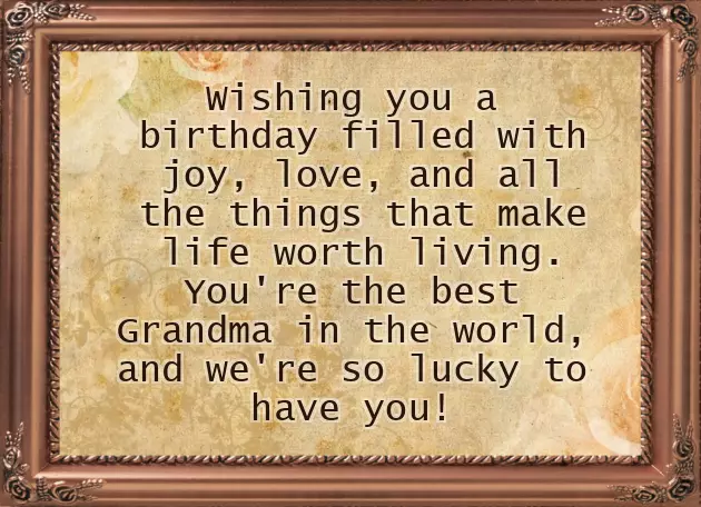 Congratulations For Grandmother