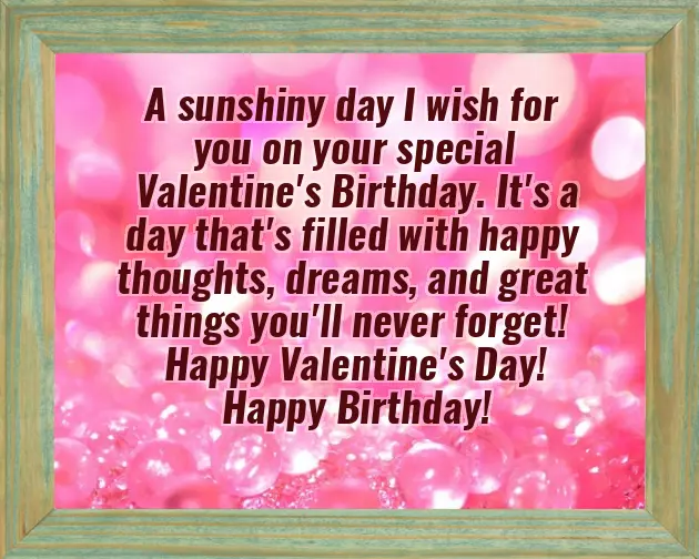 Happy Birthday To My Valentine Baby Happy Birthday To My Valentine Baby