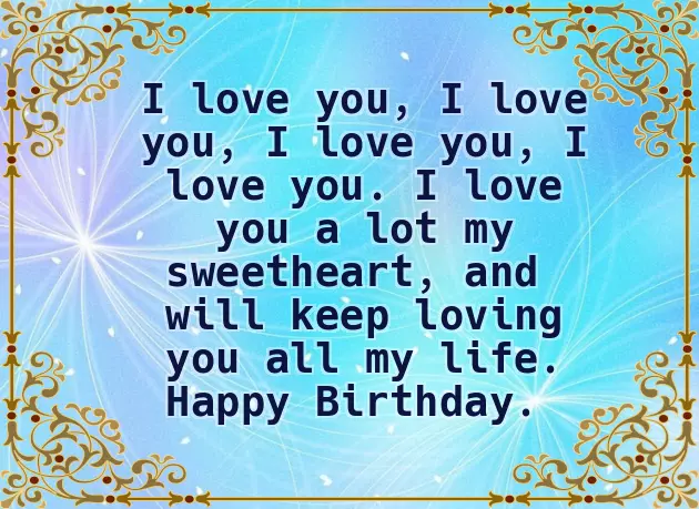 Wishing Birthday To Gf