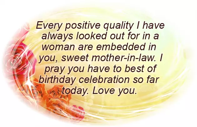 Mom In Law Birthday Wishes