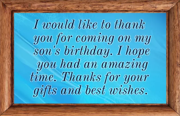 Thank You Message To Friends For Attending Birthday Party Thank You Message To Friends For Attending Birthday Party