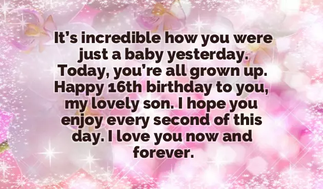 Sweet 16 Wishes For Daughter