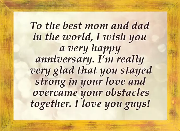 Mom And Dad Anniversary Caption