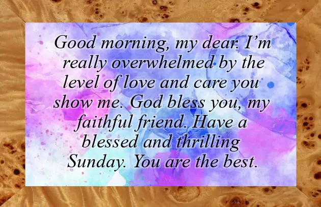 Good Sunday Morning Wishes