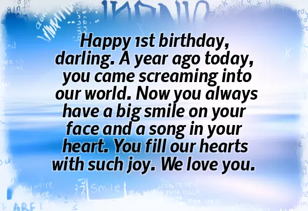 Girl Baby First Birthday Quotes Girl Baby First Birthday Quotes