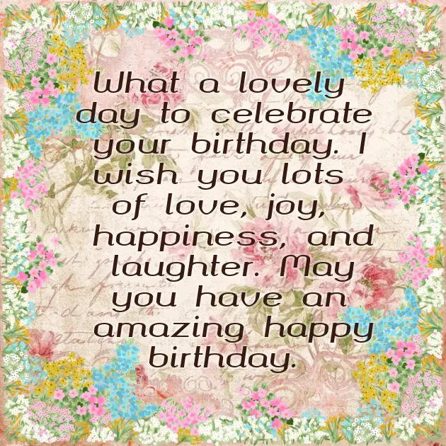 Happy Birthday To The Most Elegant Lady