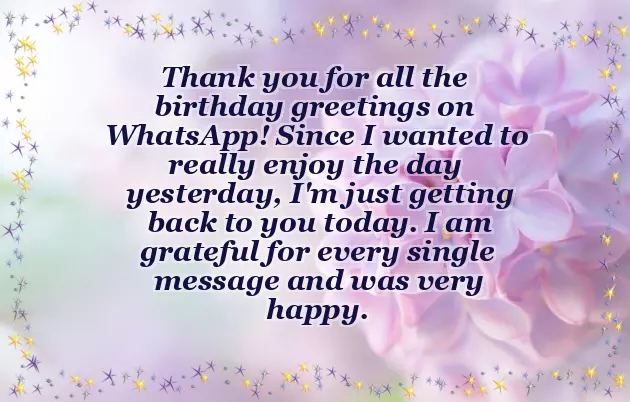 Thanks Saying Message For Birthday Wishes Thanks Saying Message For Birthday Wishes