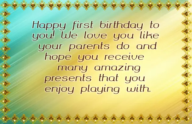 Little Baby Happy Birthday Wishes