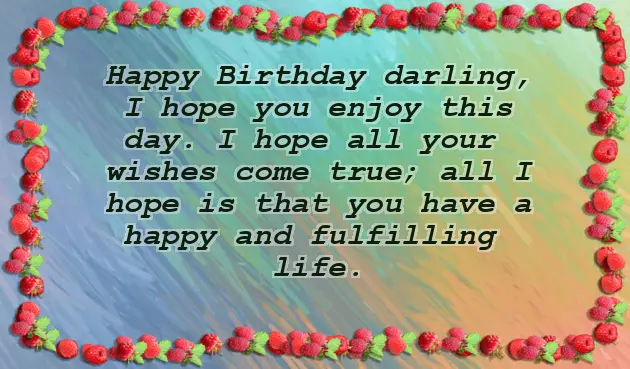 Happy Birthday Wishes From A Mother To Her Daughter