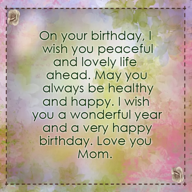 Happy Birthday Mom Captions Happy Birthday Mom Captions