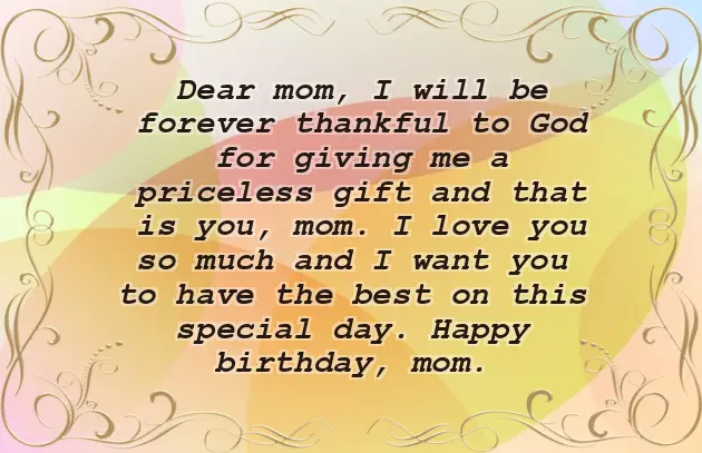 Happy Birthday My Dear Mom Quotes