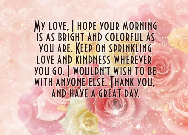 Sweet Morning Messages For Your Girlfriend
