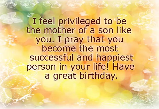 Birthday Wishes To My Sister Son