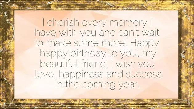 Birthday Blessing For Female Friend