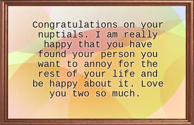 Crazy Wedding Wishes