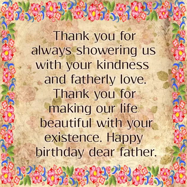 Wish You Happy Birthday Papa