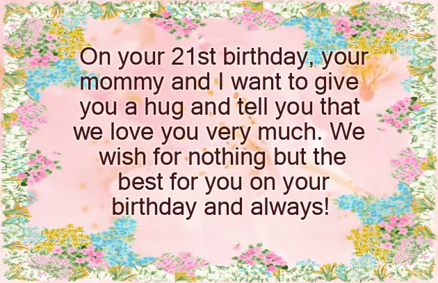 Happy 21St Birthday Daughter