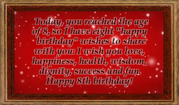 Birthday Wishes For 8 Year Old Son Birthday Wishes For 8 Year Old Son