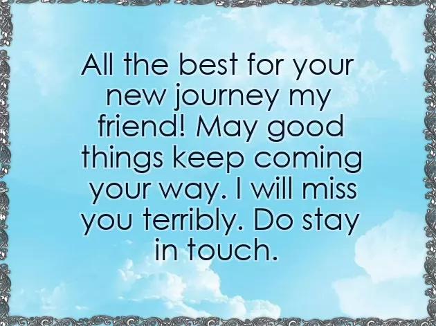 Congrats On The Move