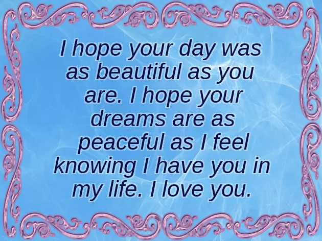 Good Night Beautiful Love Good Night Beautiful Love