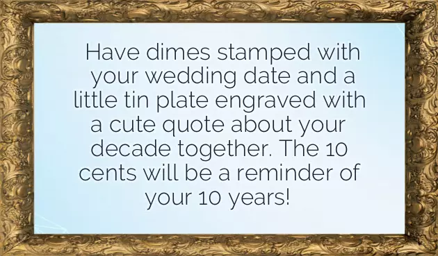 10Th Anniversary Gift Ideas