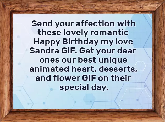 Happy Belated Birthday Sandra