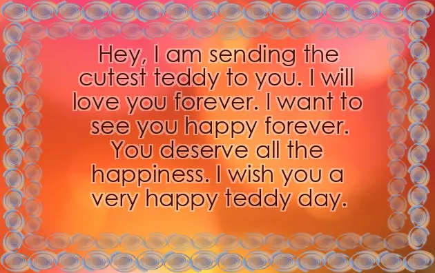 Teddy Bear Messages For Friends