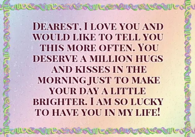 Sunday Wishes For My Love