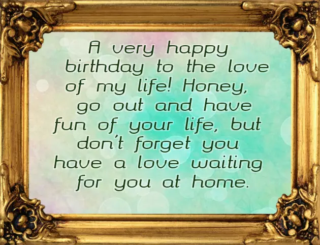 Birthday Quotes For Your Lover