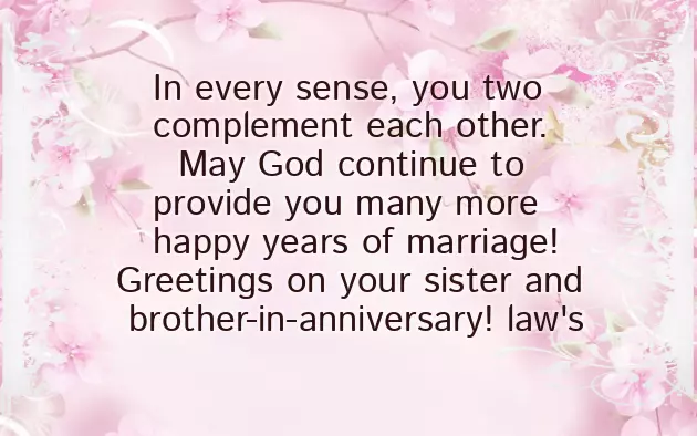 Best Wishes For Wedding Anniversary For Sister