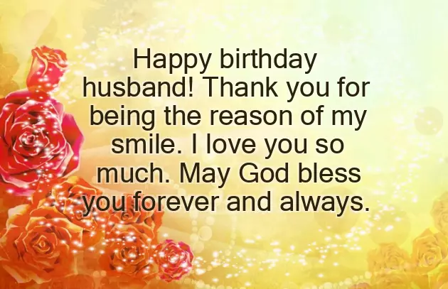 Husband Birthday Wishes Lines