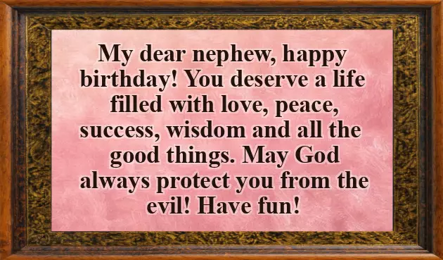 Happy Birthday Nephew Love You Happy Birthday Nephew Love You