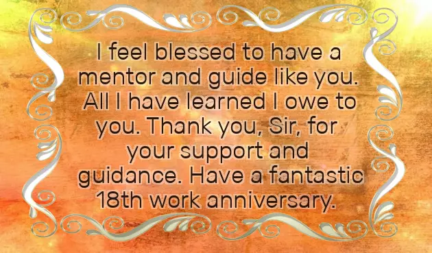 Congratulations On 25 Year Work Anniversary