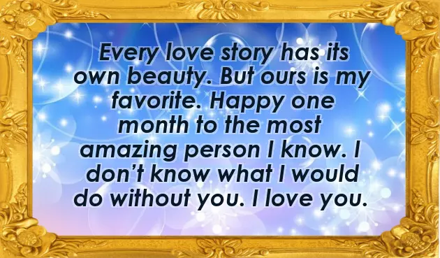 Happy 1 Month Baby Wishes