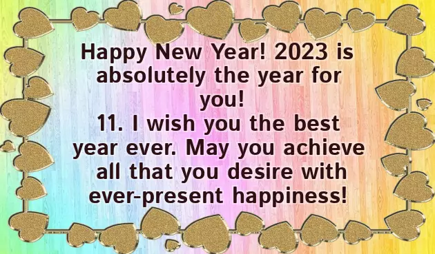 Wishes Happy New Year To Friends