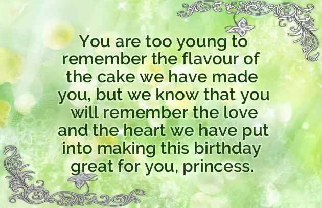 Quotes For 1 Year Baby Girl