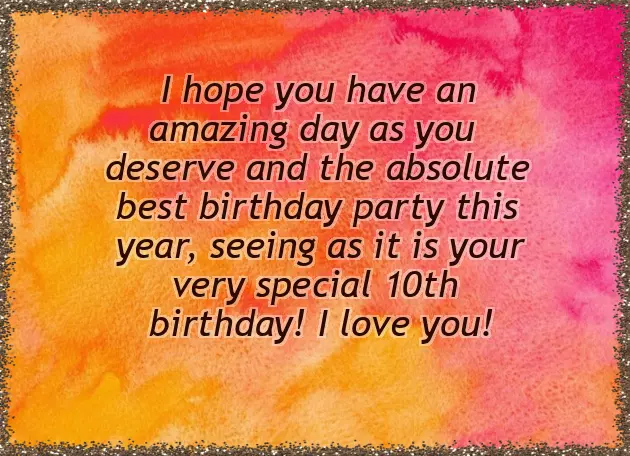 Happy 10 Birthday Boy Happy 10 Birthday Boy