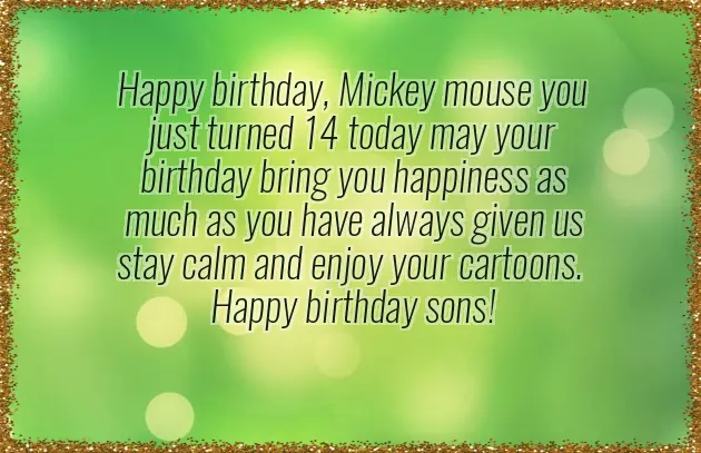 Happy 14Th Birthday To My Son