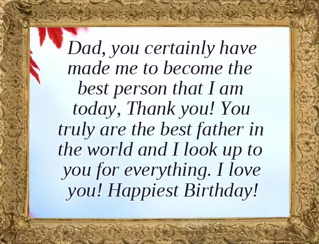 Papa Ka Birthday Wish
