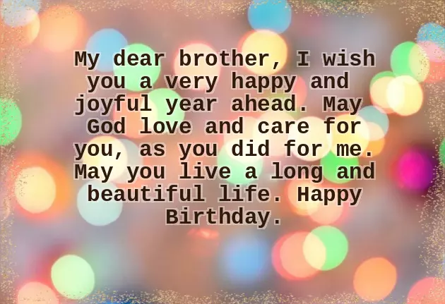 Birthday Wishes For Baby Brother