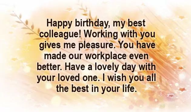 Happy Birthday Male Coworker